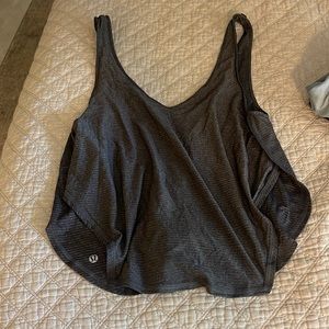 Lulu tank top grey stripe